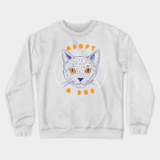 Adopt a Dog Crewneck Sweatshirt